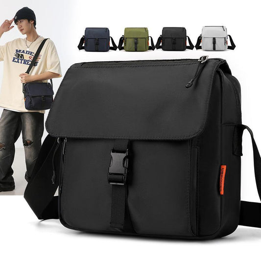 Waterproof Unisex Crossbody Bag For Couples - Black