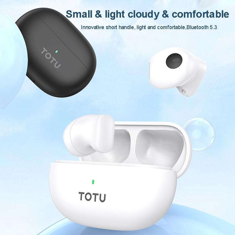Bluetooth 5.0 Wireless Earbuds Options - Black
