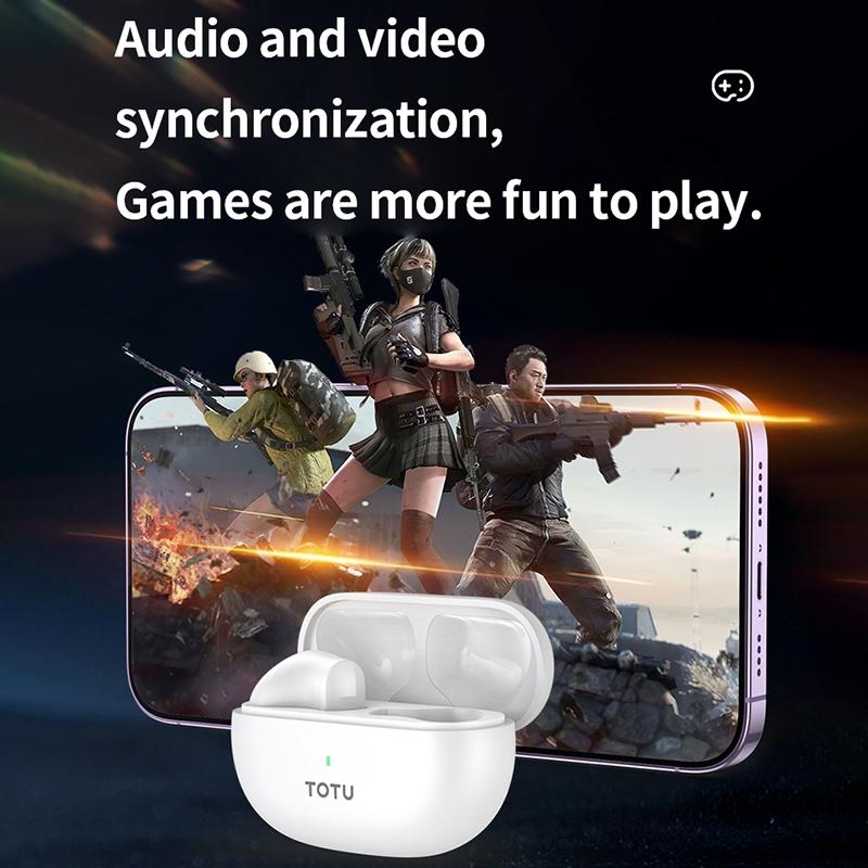 Bluetooth 5.0 Wireless Earbuds Options - Black