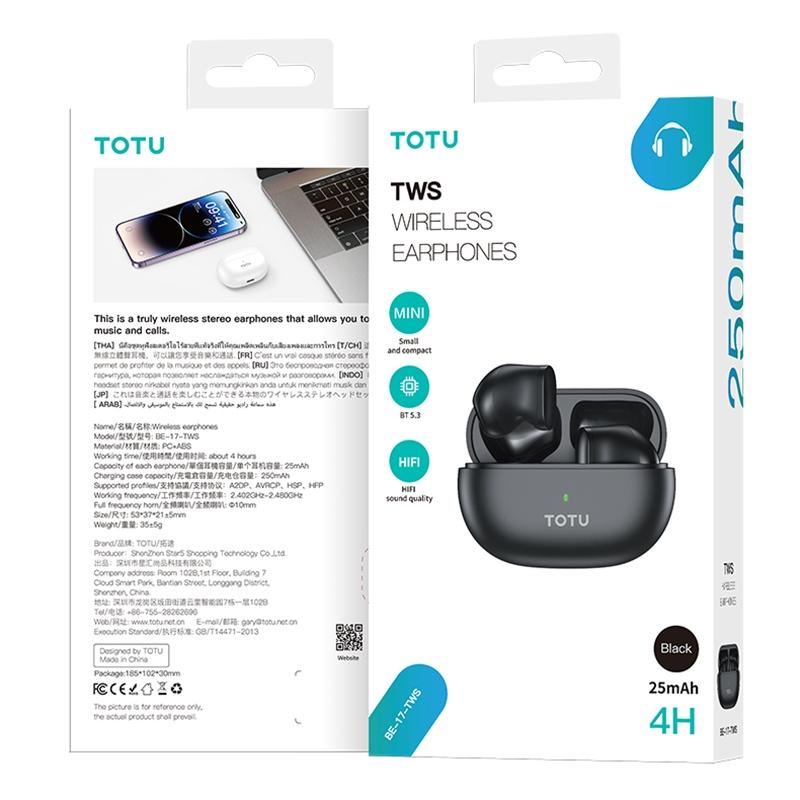 Bluetooth 5.0 Wireless Earbuds Options - Black