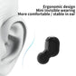 Waterproof Tws Bluetooth 5.0 In-ear Headphones for Sports - Black