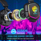 Lightweight Memory Foam Headset With Mic 2M Length Black