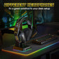 Rgb Gaming Headset With Microphone 2.2M Length - Black
