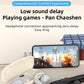 Bluetooth Earphones with Hanging Ear Design and Digital Display Charging Case - Black