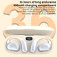 Bluetooth Earphones with Hanging Ear Design and Digital Display Charging Case - Black