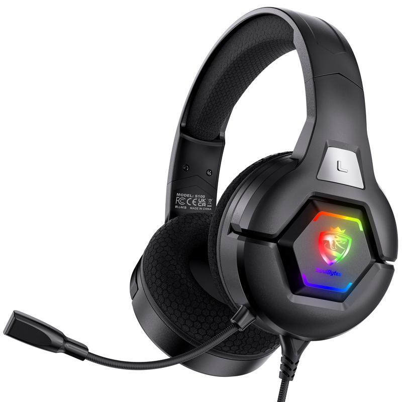 Omni-Directional Esports Headset 1.9M Length - Blac