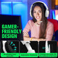 Omni-Directional Esports Headset 1.9M Length - Blac