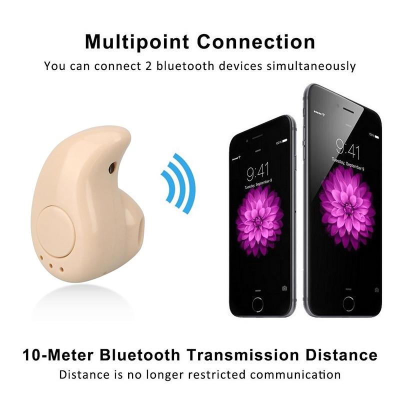 Wireless Bluetooth Earphone - Mini In-ear Sport Handsfree - Black