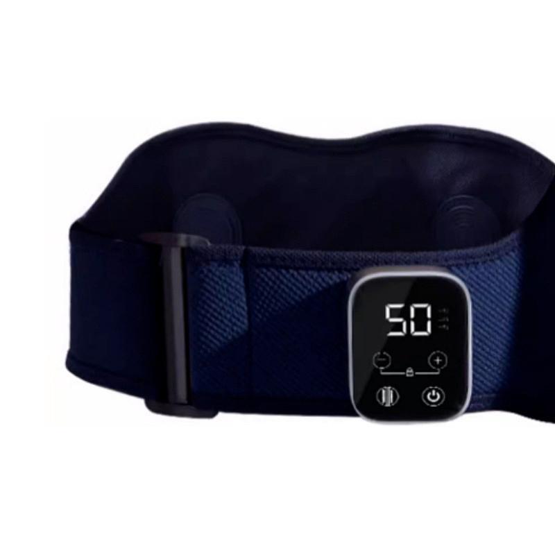 Hot Compress Waist Massager For Period Pain Relief Navy Blue