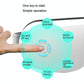 Intelligent Wireless Eye Massager With Vibration & Hot Compress White