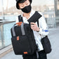 3-in-1 Student Usb Backpack - Multi-functional - Light Grey