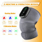 Vibrating Knee Massager With Heat Therapy Gray