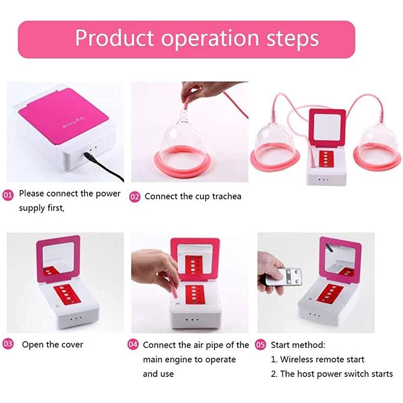 Usb Charging Chest Massager Portable & Electric - A Cup