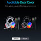 2M Luminous Wired Headphones Awei Gm-11 - Black