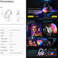 2M Luminous Wired Headphones Awei Gm-11 - Black