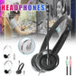Head-Mounted Children'S Learning Headset With Mic 1.8M Cable Usb Style - White