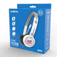 Head-Mounted Children'S Learning Headset With Mic 1.8M Cable Usb Style - White