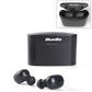 Bluetooth 5.0 Wireless Earbuds with Charging Case - Black