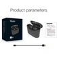 Bluetooth 5.0 Wireless Earbuds with Charging Case - Black