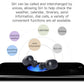 Bluetooth 5.0 Wireless Earbuds with Charging Case - Black
