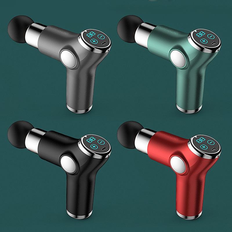 Compact Muscle Massage Gun For Relaxation - Silver Gray