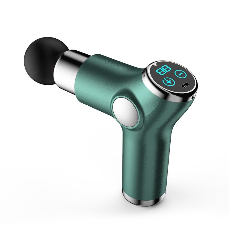 Compact Muscle Massage Gun For Relaxation - Silver Gray