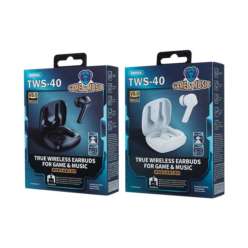 True Wireless Gaming Bluetooth Earbuds - Tws-40 - White
