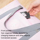 Folding Travel Bag with Trolley Case for Luggage - Pink