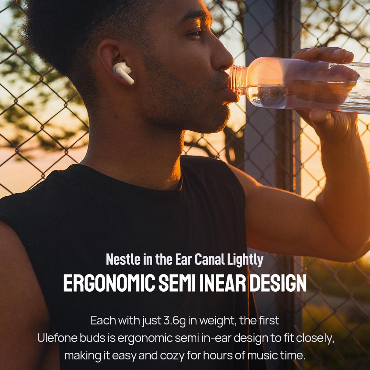 Ulefone True Wireless Bluetooth Earbuds - Tws - Black