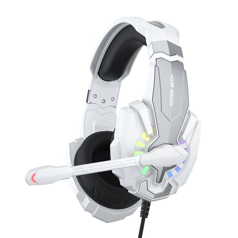 2.1M Gaming Headset With Mic Kotion Each G9000 Plus - Black White
