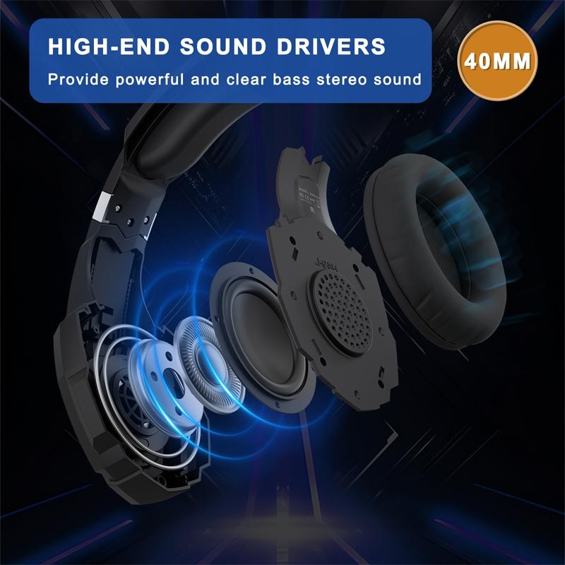 2.1M Gaming Headset With Mic Kotion Each G9000 Plus - Black White