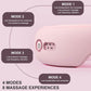 Rechargeable Eye Massager With Heat Air Pressure & Vibration - White