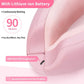 Rechargeable Eye Massager With Heat Air Pressure & Vibration - White