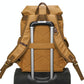 Travel-ready Retro Canvas Backpack - Spacious Design - Black