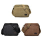 Men Vintage Canvas Single Shoulder Bag - Black