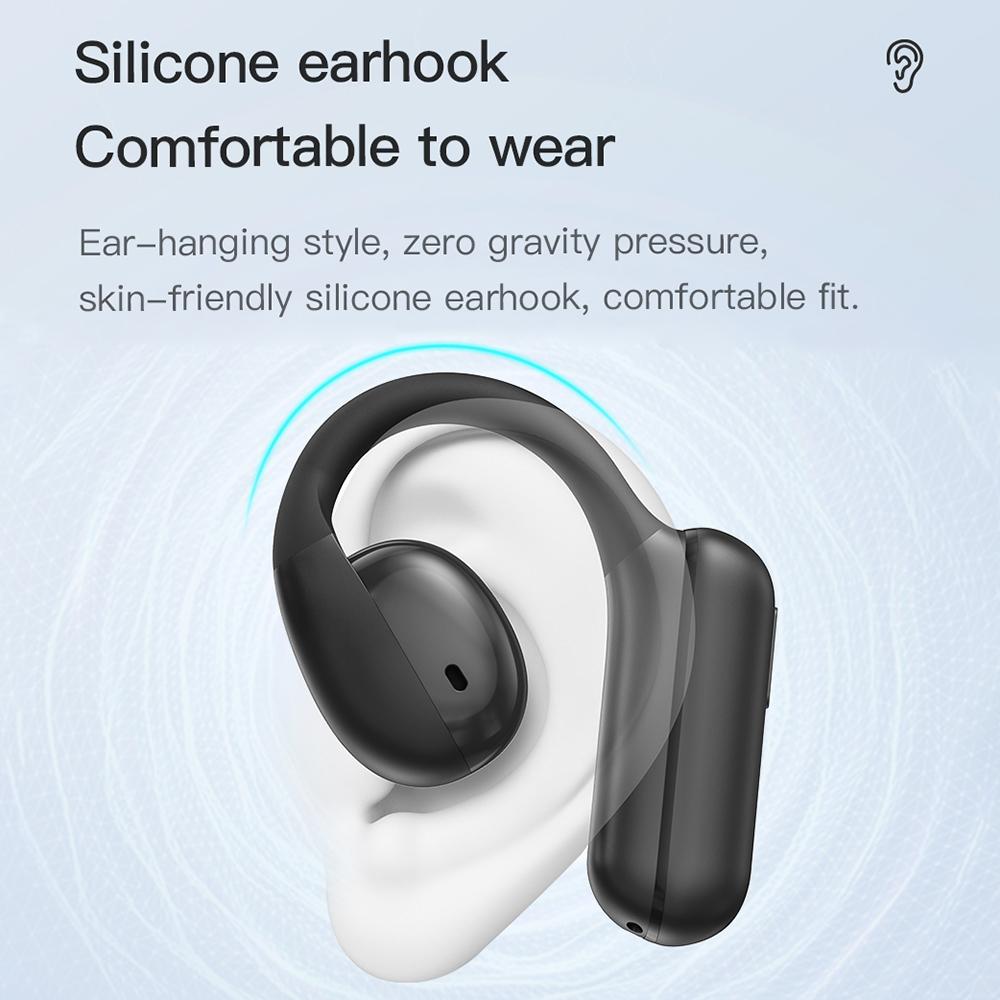 Wireless Bluetooth 5.0 Earphone - Ear-mounted - White