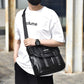 Large Capacity Business Messenger Bag For Men - Blue