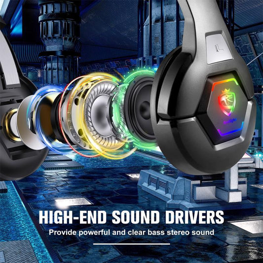 Omni-Directional Esports Headset 1.9M Length - White