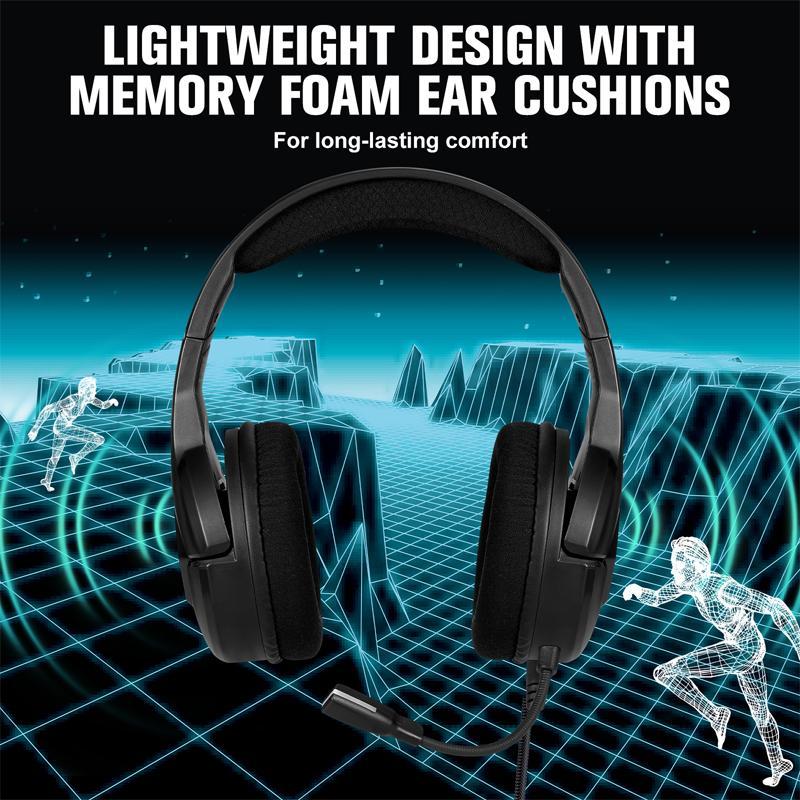 Omni-Directional Esports Headset 1.9M Length - White