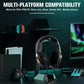 Omni-Directional Esports Headset 1.9M Length - White
