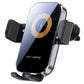 Touch-sensing Car Vent Wireless Charger Holder - X12 - Silver