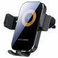 Touch-sensing Car Vent Wireless Charger Holder - X12 - Silver