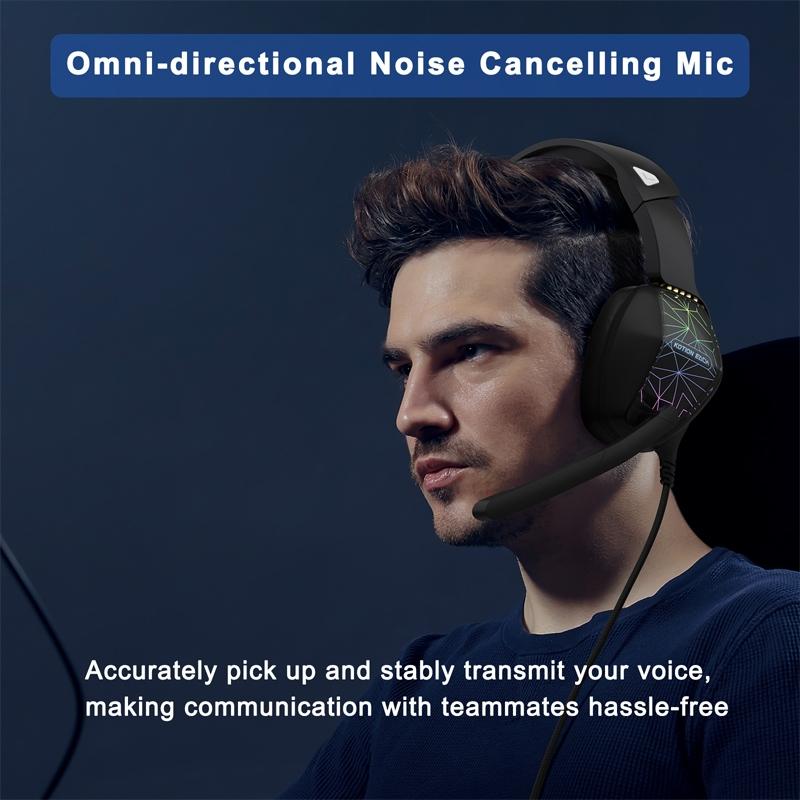 2.1M Gaming Headset With Mic Kotion Each G6000 - Black White