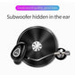 Wireless Sweatproof Bluetooth Earphones 5.0 - Yx01 - Black