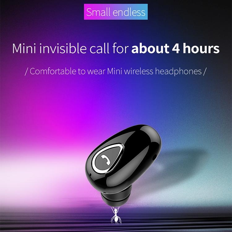 Wireless Sweatproof Bluetooth Earphones 5.0 - Yx01 - Black