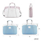 Portable Messenger Bag for Laptops - Apple Huawei Xiaomi Basne - Landscape Tattoo Light Blue