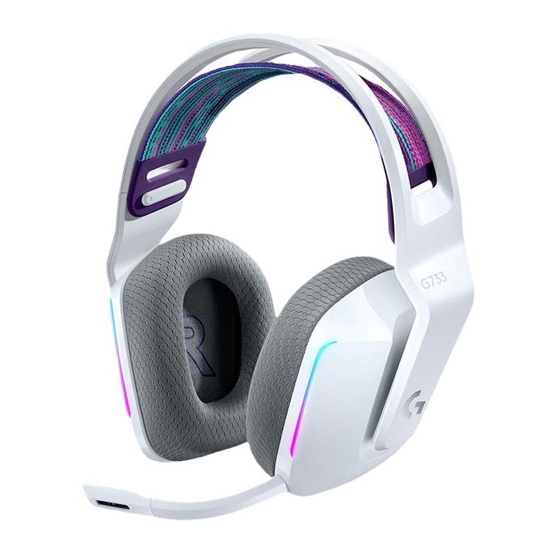 Wireless Rgb Gaming Headset With Light Speed - Black