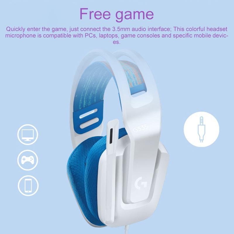 Foldable Wired Gaming Headset With Mic - Black
