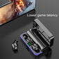 Waterproof Touch Wireless Bluetooth Earphones with Charging Box - 5.0 - Black