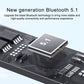 Wireless Bluetooth Earphones with Noise Reduction - 5.1 - Black